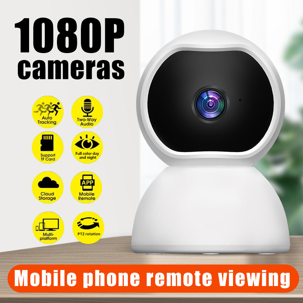 Guudgo Surveillance Camera 1080p Ip Smart Wifi 360 Angle
