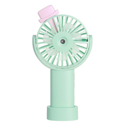 Handheld Spray Mini Fan 3-speed Adjustment Usb Charging