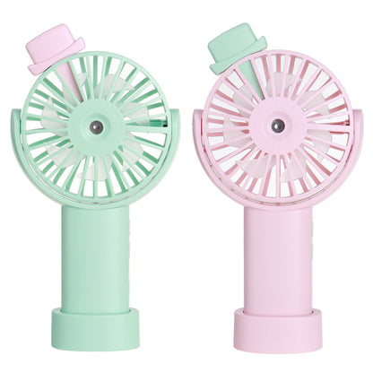 Handheld Spray Mini Fan 3-speed Adjustment Usb Charging