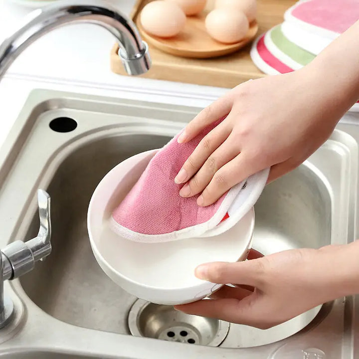 KC-CS11 Hang Thickness Bibulous Dishcloth Heat Resistant Coaster Dry Hand Dish Cleaning Towel