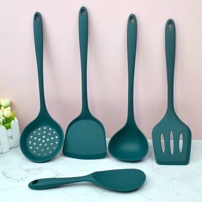Heat Resistant Spatula Soup Spoon Brush