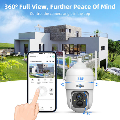 Hiseeu 1080p Cloud Ai Wifi Video Security Surveillance