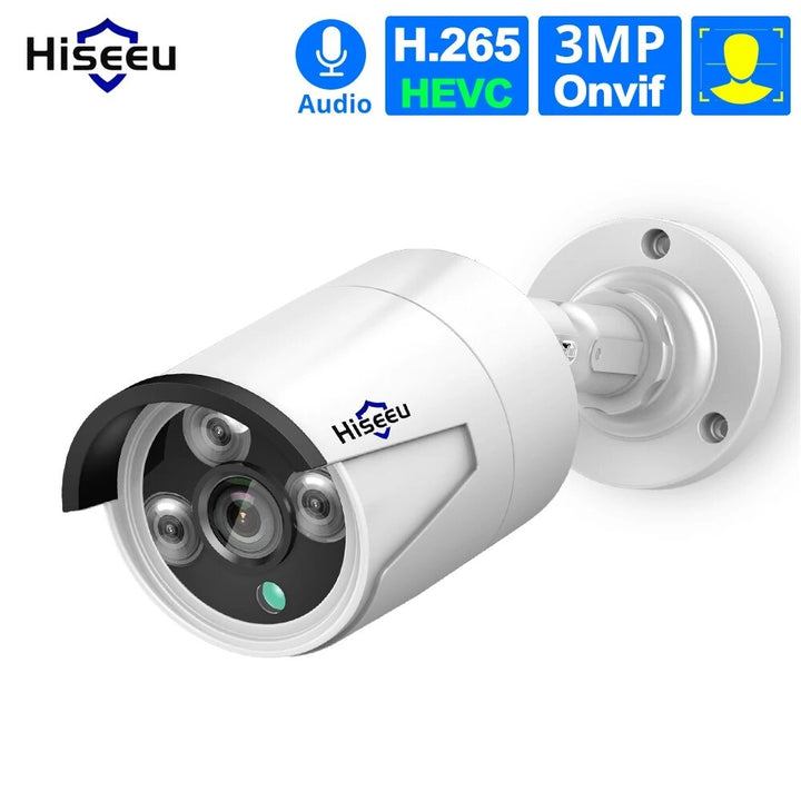 Hiseeu Hb612 Hb613 1536p 3.0mp Poe Mini Bullet Ip Camera