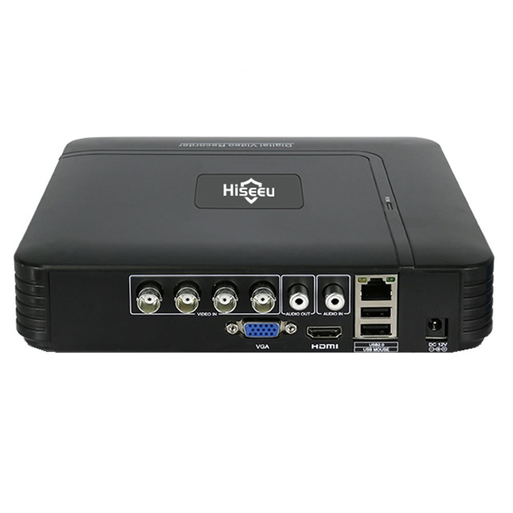 Hiseeu Hd 4ch 1080n 5 In 1 Ahd Dvr Kit Cctv System 2pcs