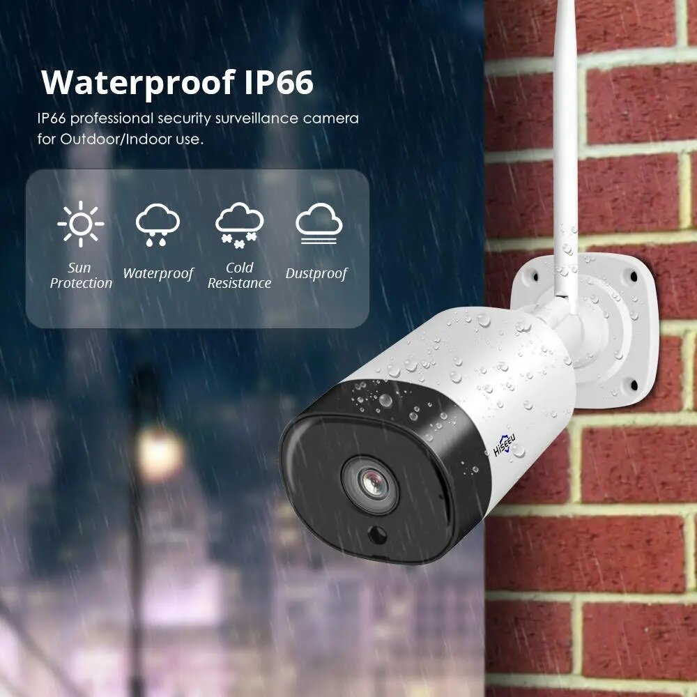 Hiseeu Wnkit-4hb312 8ch 3mp 1536p Wireless Cctv Security