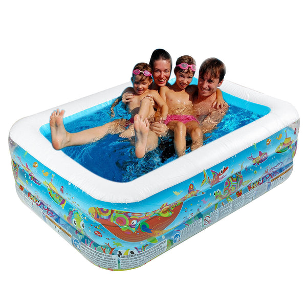 Inflatable Swimming Pool Family Childrens Kids Baby Large