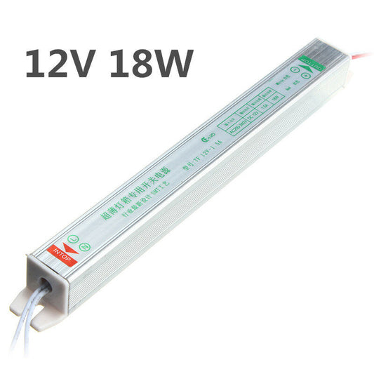 Ip20 Ac200v-264v To Dc12v 18w Switching Power Supply Driver