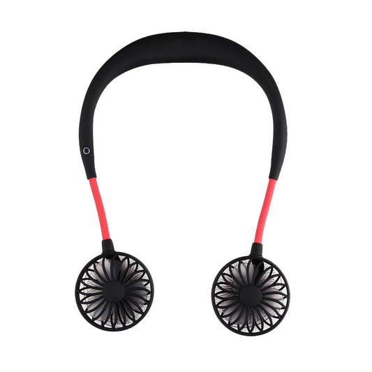 Ipree 5v Portable Mini Hanging Neck Fan Usb Rechargeable 3