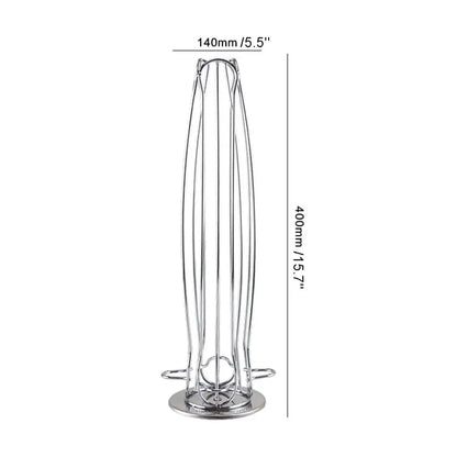 Iron Electroplating Coffee Capsules Stand Storage Rack