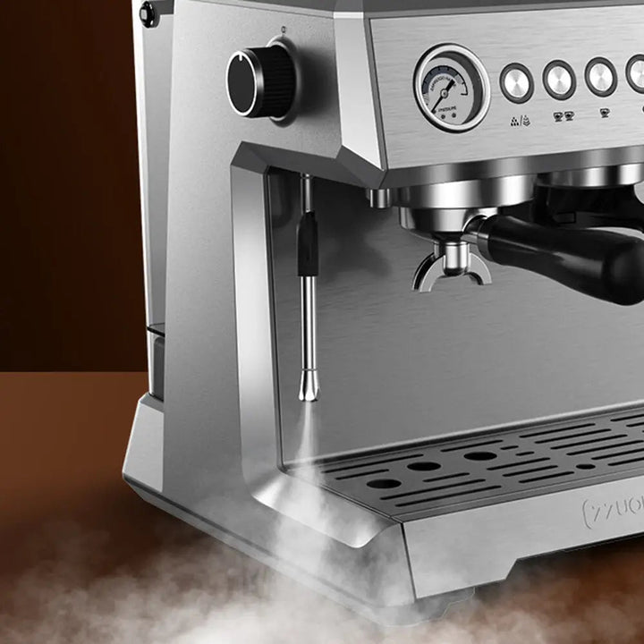 Italian Auto Coffee Maker Grinder Espresso Steam Milk