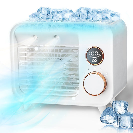 Jeteven 5 In 1 Portable Air Cooler Fan Humidifiers Wind