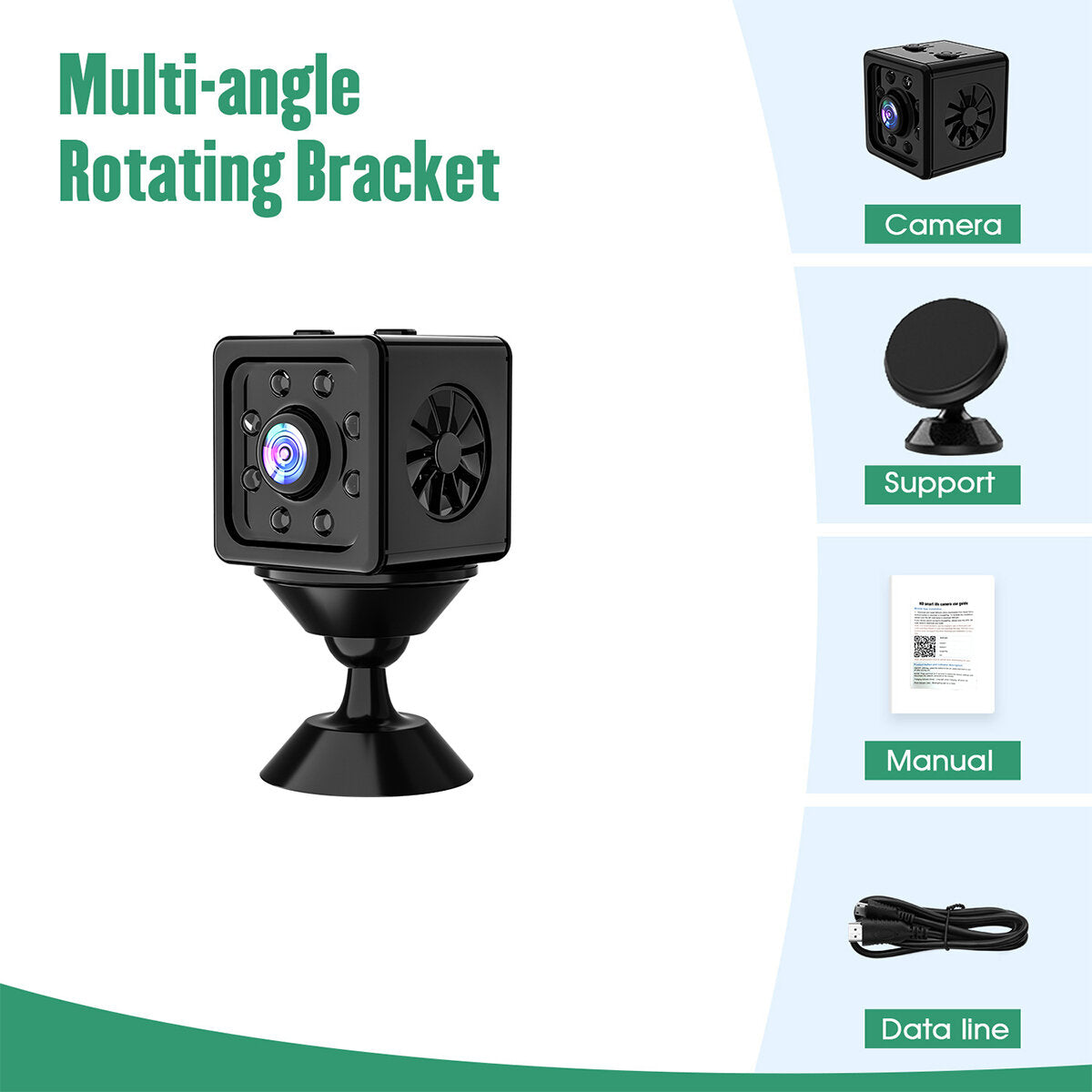 K13 1080p Ip Camera Mini Wifi Wireless Surveillance Remote