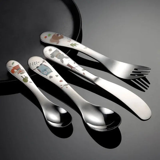 Kids Cutlery Cartoon Spoon Fork