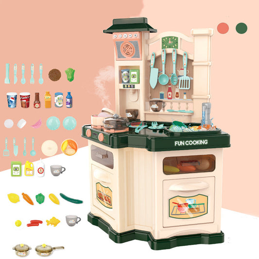 Kitchen Plastic Toys Big Cooking Simulation Play Educational