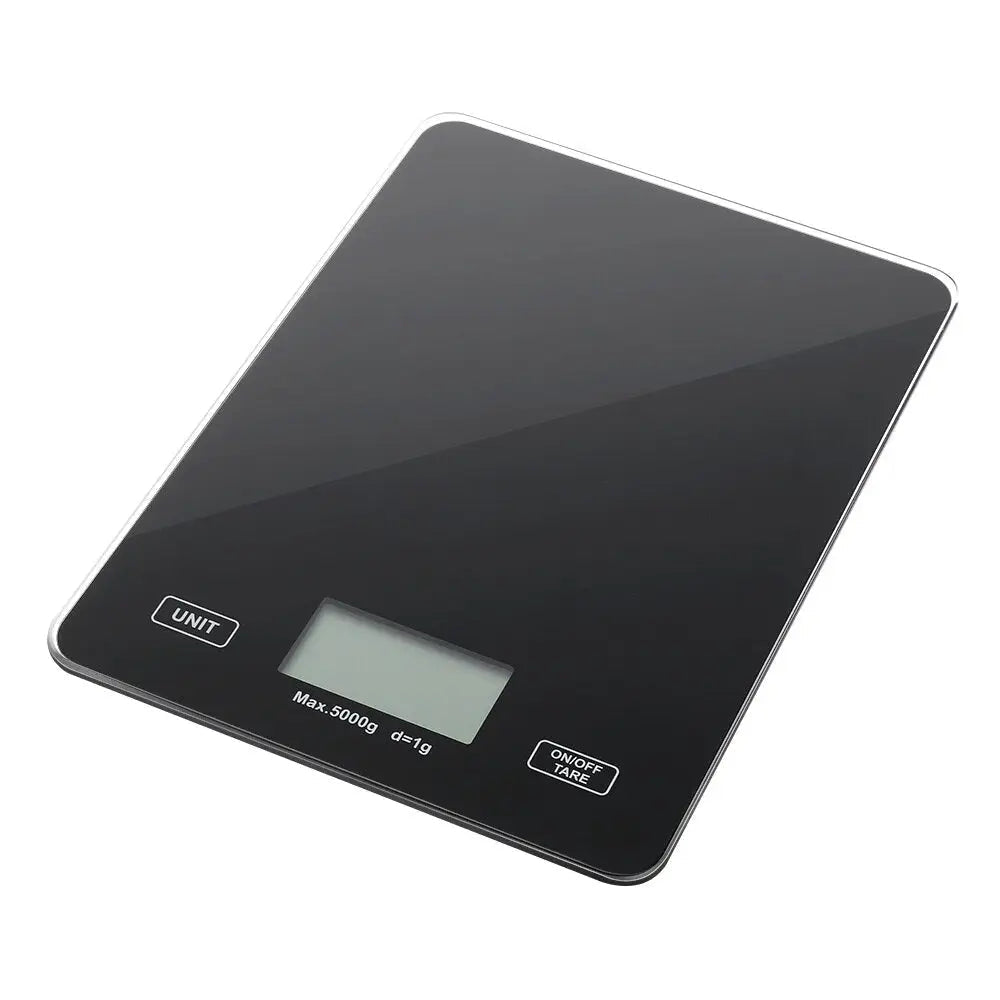 Kitchen Toughened Glass Scale 1g/5kg Lcd Display Baking Tool