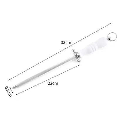 Knife Sharpening Rod 12 Inch Honing Steel Carbon Stainless