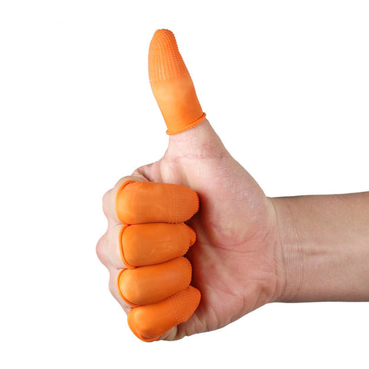 Latex Rubber Finger Cots Protector Protective Gloves Cover