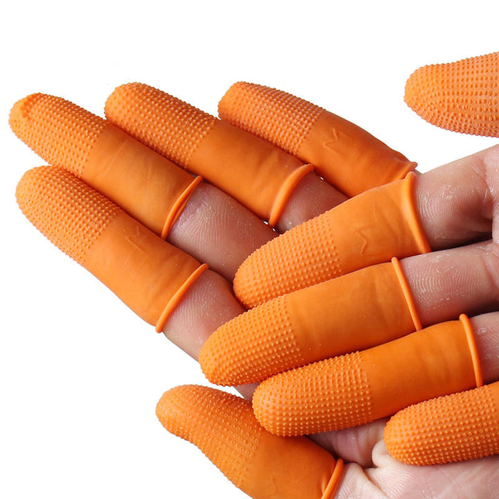 Latex Rubber Finger Cots Protector Protective Gloves Cover