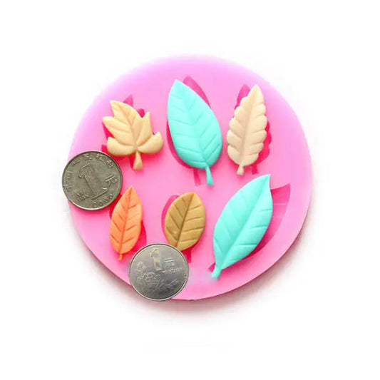 Leaves Chocolate Mold Resin Fondant Cake Decorating