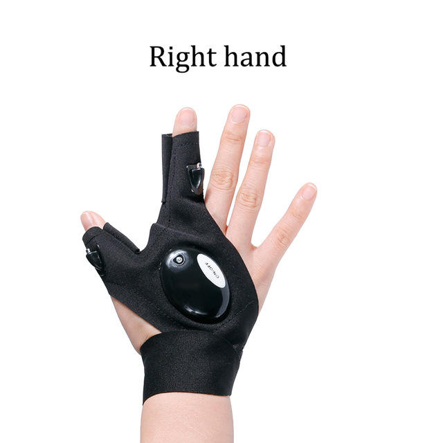 Lighting Waterproof Work Gloves With Led Light For Repair