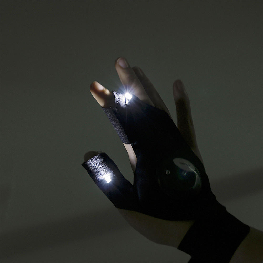 Lighting Waterproof Work Gloves With Led Light For Repair