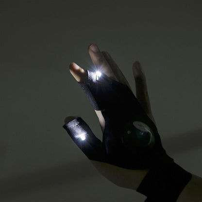 Lighting Waterproof Work Gloves With Led Light For Repair