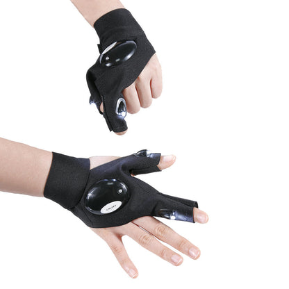 Lighting Waterproof Work Gloves With Led Light For Repair