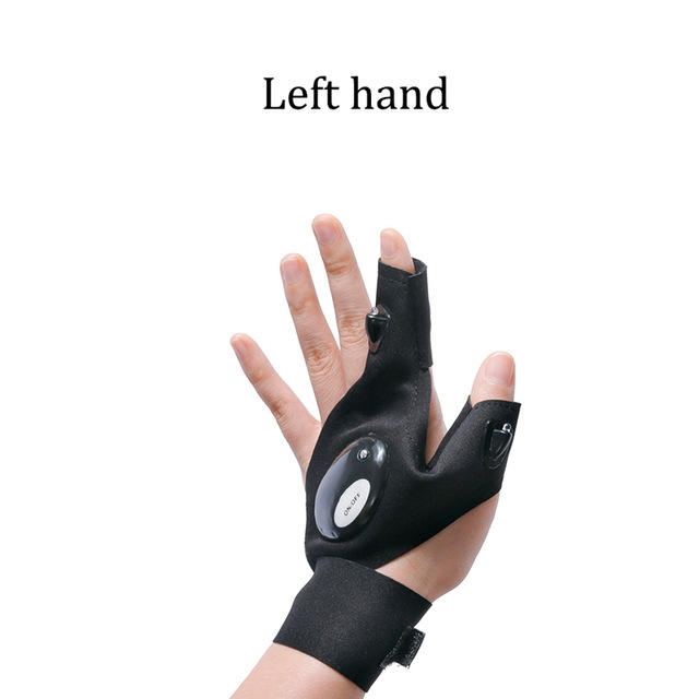 Lighting Waterproof Work Gloves With Led Light For Repair