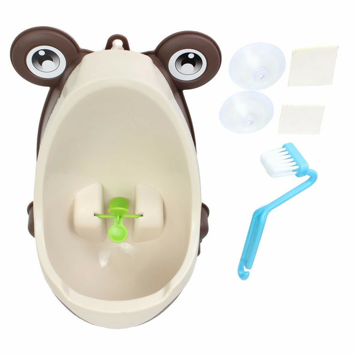Lovely Frog Brush Cleaning Children Potty Toilet Training