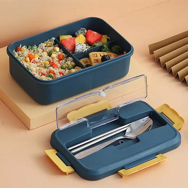 Lunch Box Spoon Chopsticks Wheat Straw Storage