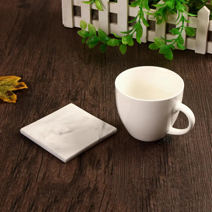 Marble Ceramic Texture Cup Mat - Anti-slip Drink Holder