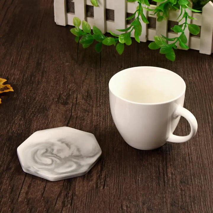 Marble Ceramic Texture Cup Mat - Anti-slip Drink Holder