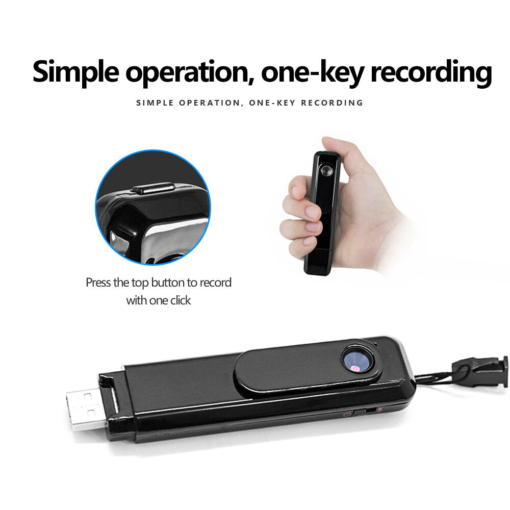 Mini Back Clip Camera Hd 1080p On Body Pocket Video
