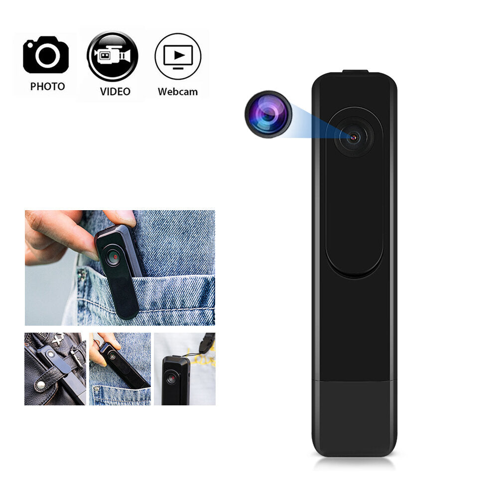 Mini Back Clip Camera Hd 1080p On Body Pocket Video