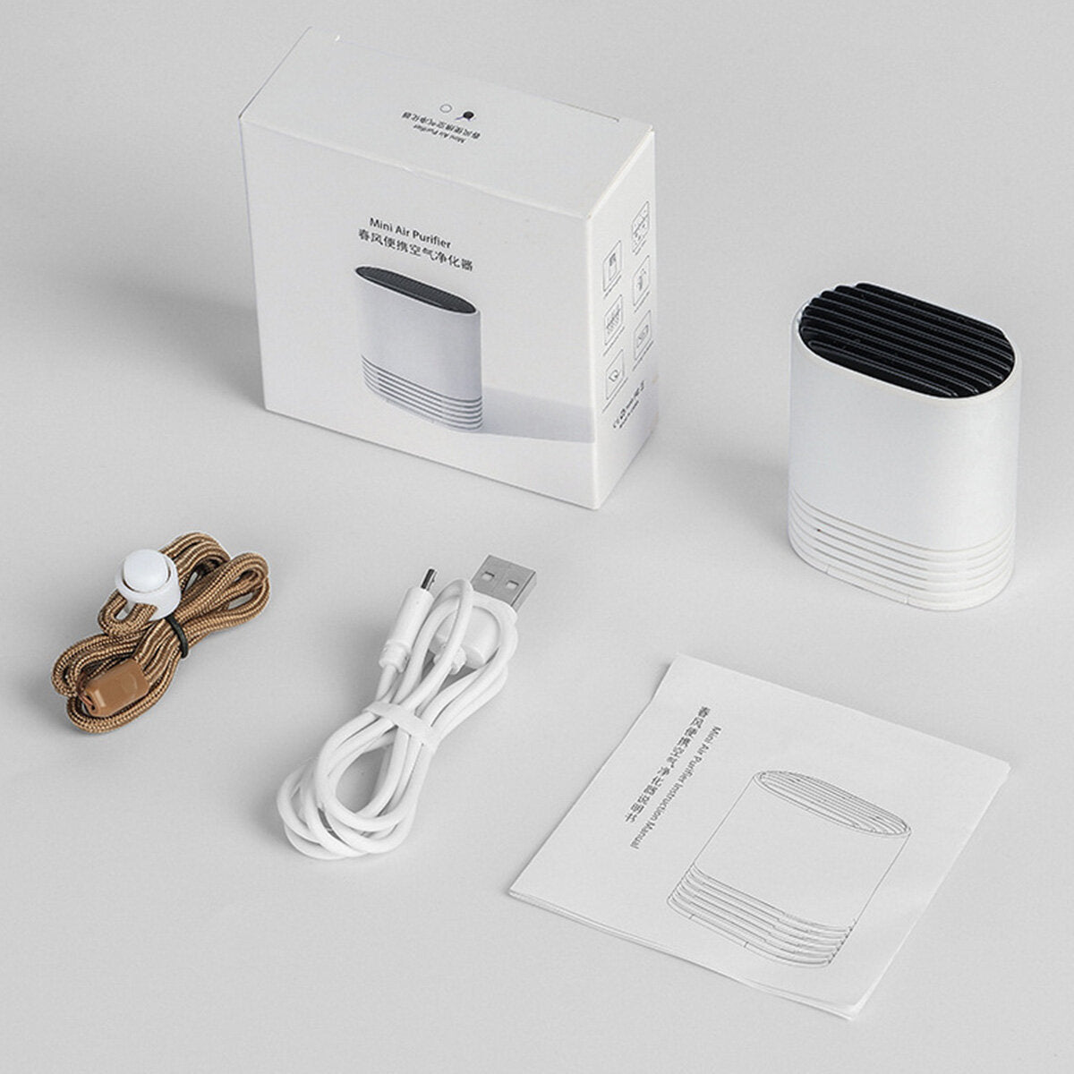Mini Portable Air Purifier Necklace Car Anti-fog