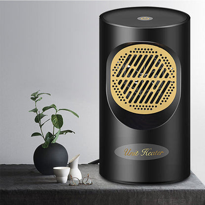 Mini Space Heater Fast Heating Fan All Seasons Warmer Button