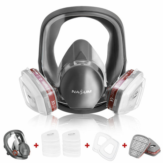 Mj-4006 Reusable Full Face Cover Mask With Hidden Exhale