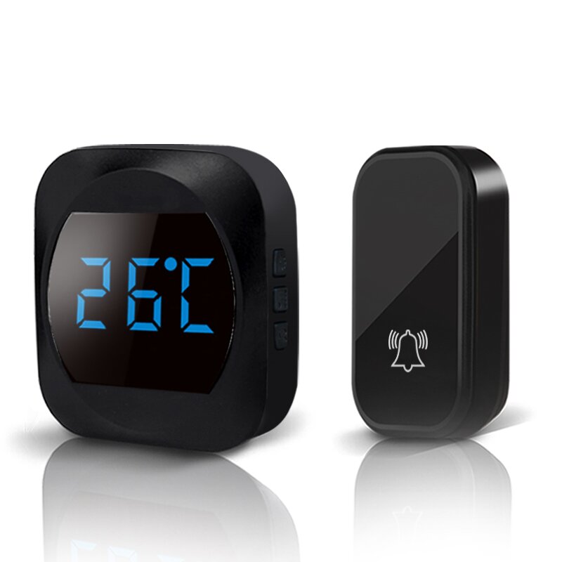 Ml T195-bb Wireless Waterproof Doorbell Smart Doorbell Led