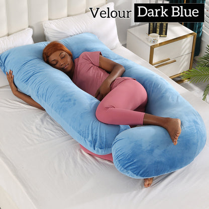 Mom j Shape Pillow Breathable Double Zipper Design Washable