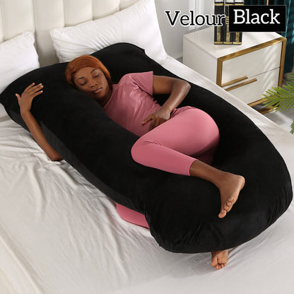 Mom j Shape Pillow Breathable Double Zipper Design Washable