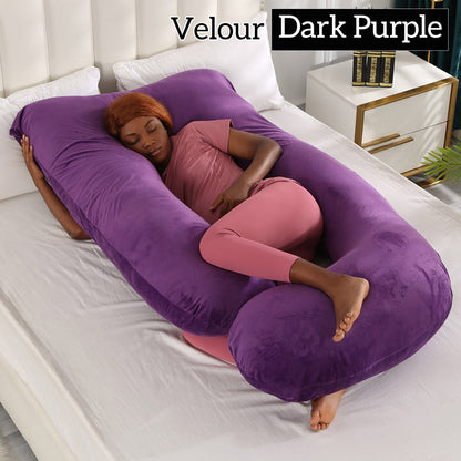 Mom j Shape Pillow Breathable Double Zipper Design Washable