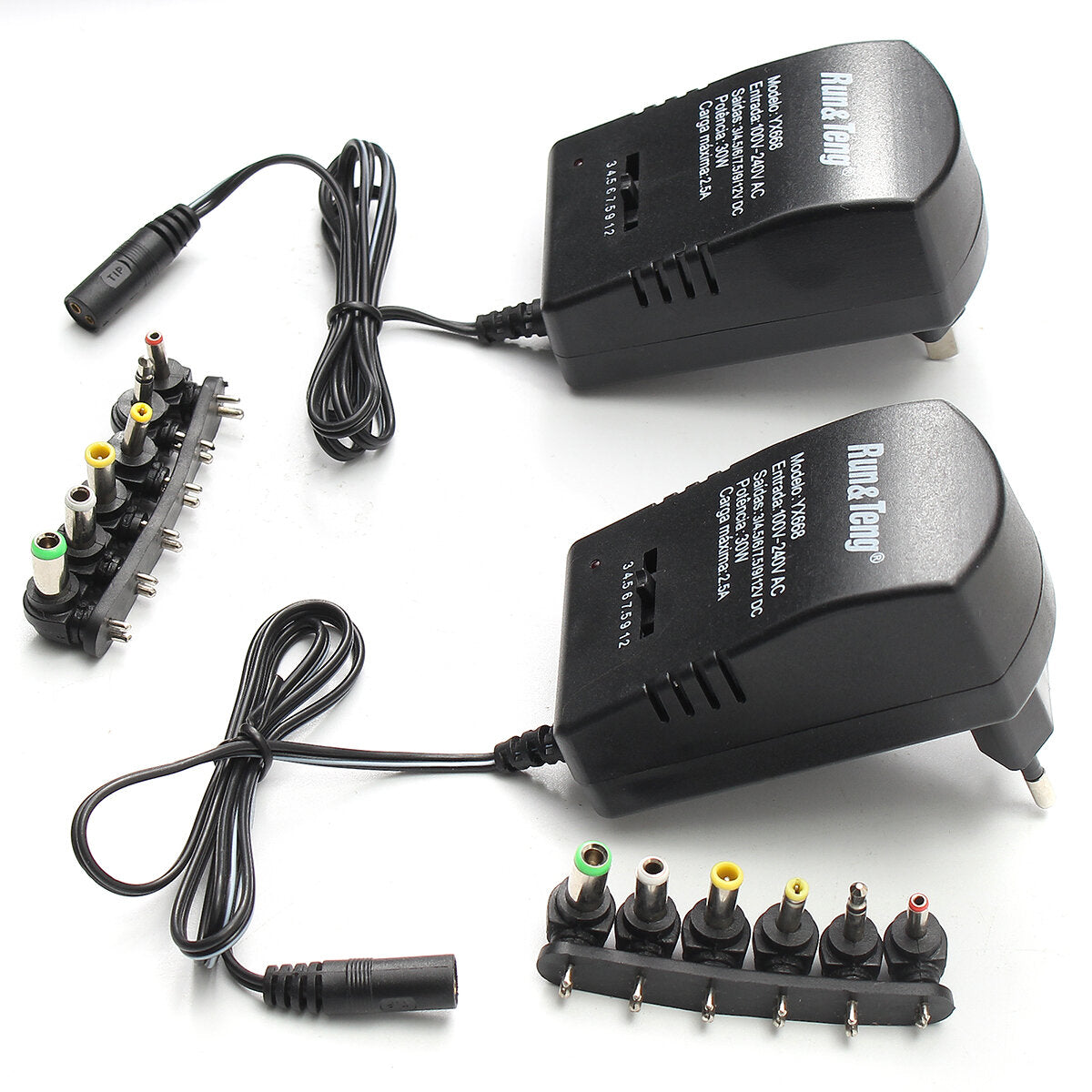 Multi Voltage Power Adapter 2500ma 3v 4.5v 6v 9v 12v Dc