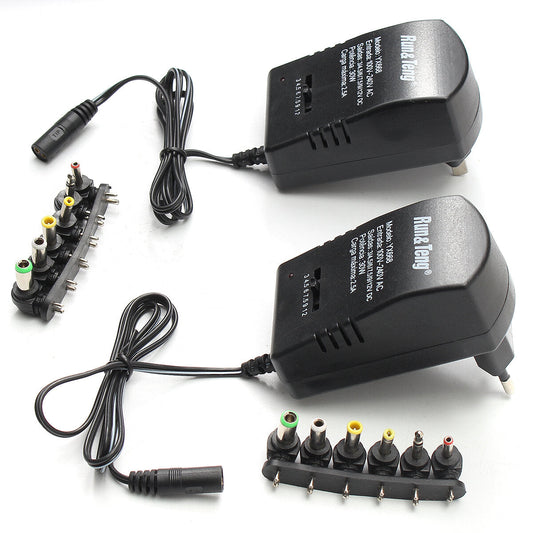 Multi Voltage Power Adapter 2500ma 3v 4.5v 6v 9v 12v Dc