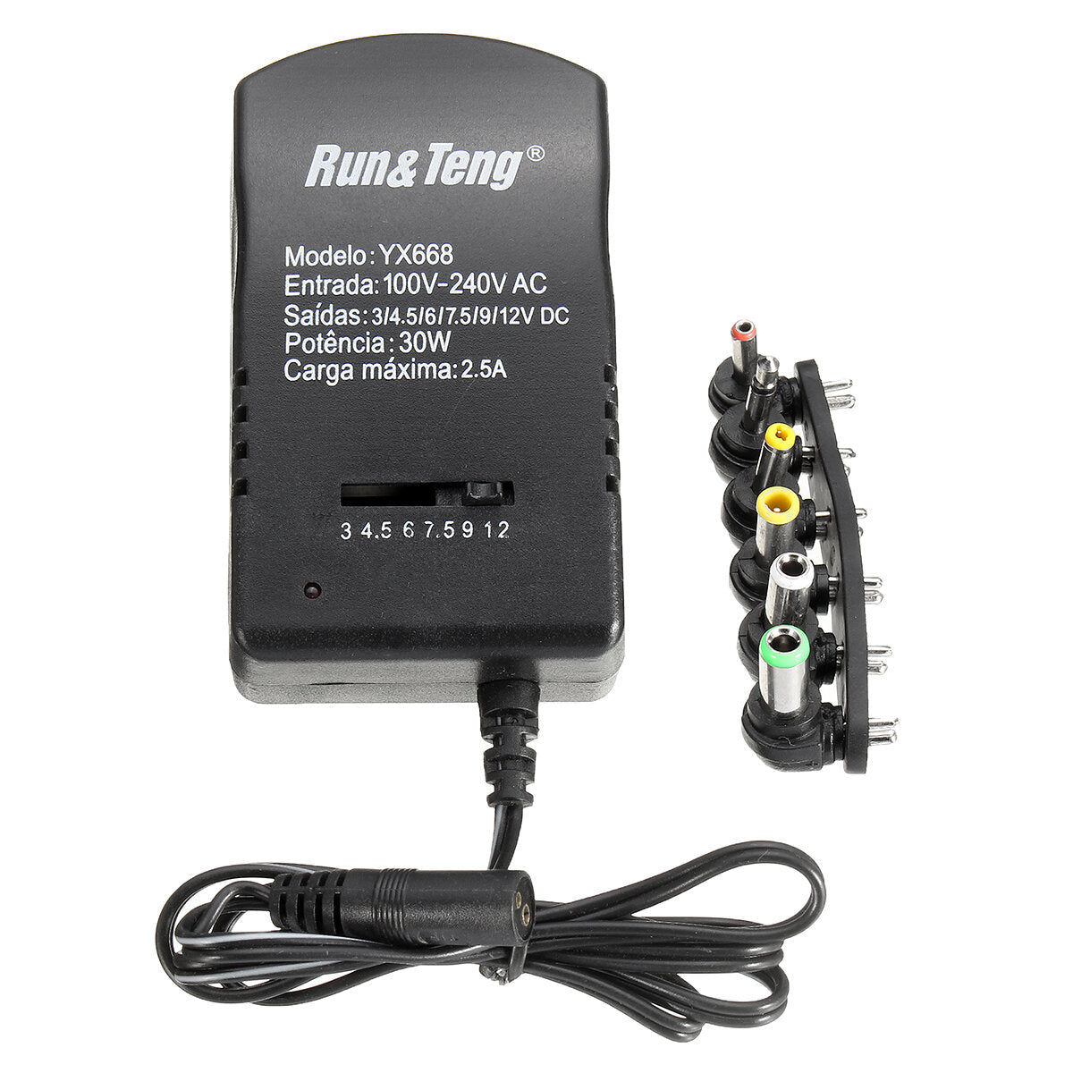 Multi Voltage Power Adapter 2500ma 3v 4.5v 6v 9v 12v Dc