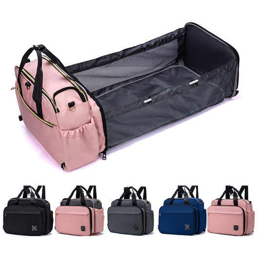Mummy Diaper Bag Portable Multifunction Backpack Folding