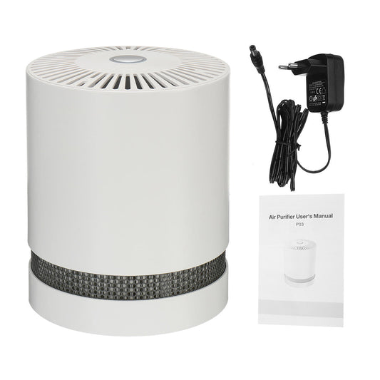 Negative Ion Air Purifier Hepa Filter Desktop Cleaner For