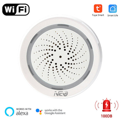 Neo Tuya Wifi Siren Alarm 2.4ghz Wireless App Remote Control