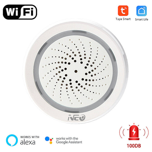 Neo Tuya Wifi Siren Alarm 2.4ghz Wireless App Remote Control