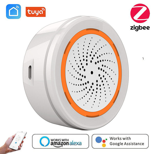 Neo Tuya Zigbe Siren Alarm App Remote On/off Control 90db