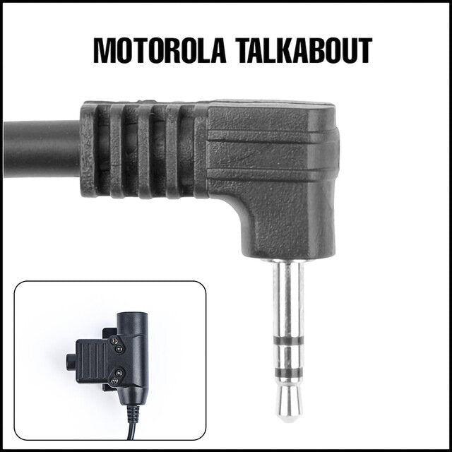 New U94 Tactical Ptt For Motorolas T5428 6200c Headphone